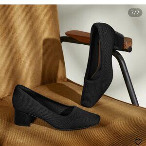 Square-Toe Chunky Heels (Melody)
